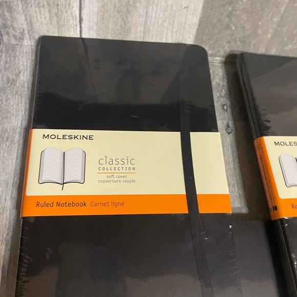Moleskin Classic Collection Ruled Notebook Set Of 3 New Sealed - Picture 2 of 12